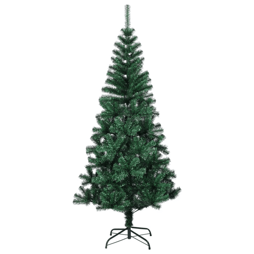 Árvore Natal - Pinheiro de Natal artificial c pontas iridescentes 210 cm PVC verde Árvore Natal - Pinheiro de Natal artificial c pontas iridescentes 210 cm PVC verde