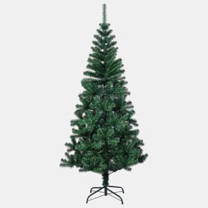 Árvore Natal - Pinheiro de Natal artificial c pontas iridescentes 210 cm PVC verde