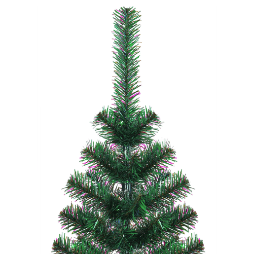 Árvore Natal - Pinheiro de Natal artificial c pontas iridescentes 210 cm PVC verde Árvore Natal - Pinheiro de Natal artificial c pontas iridescentes 210 cm PVC verde