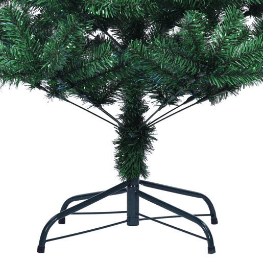 Árvore Natal - Pinheiro de Natal artificial c pontas iridescentes 210 cm PVC verde Árvore Natal - Pinheiro de Natal artificial c pontas iridescentes 210 cm PVC verde