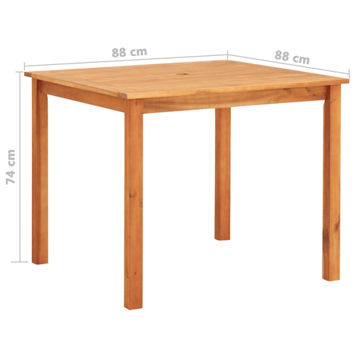 Conjunto de jantar para exterior de 5 peças e almofadas de acácia maciça 02_0014657 Conjunto de jantar para exterior de 5 peças e almofadas de acácia maciça 02_0014657