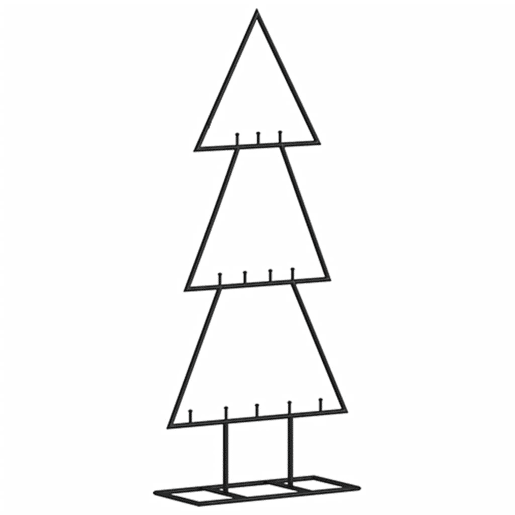 Árvore de Natal - Pinheiro de Natal para decoração 60 cm metal preto
