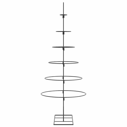 Árvore de Natal - Pinheiro de Natal para decoração 150 cm metal preto