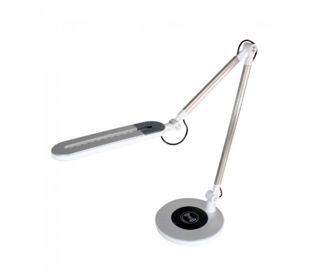 Flexo led con cargador wireless lul 10w marca cristalrecord
