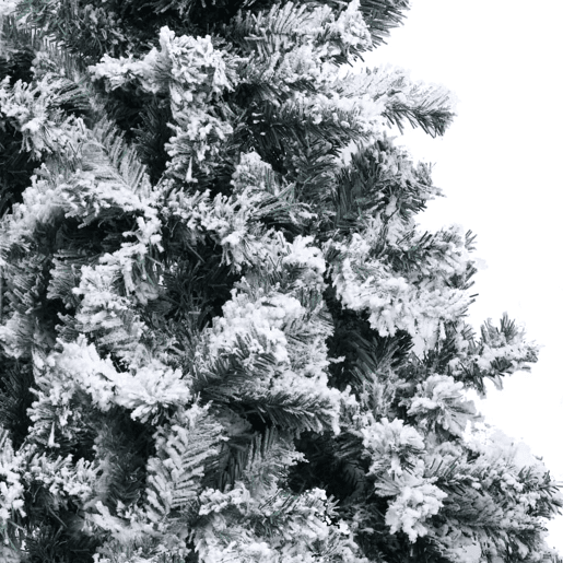 Árvore de Natal - Pinheiro de Natal artificial c flocos de neve 180 cm PVC verde Árvore de Natal - Pinheiro de Natal artificial c flocos de neve 180 cm PVC verde
