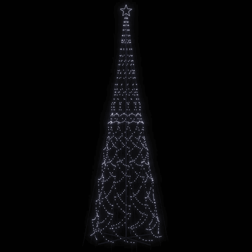 Árvore de Natal - Pinheiro de Natal em cone 3000 luzes LED 230x800 cm branco frio