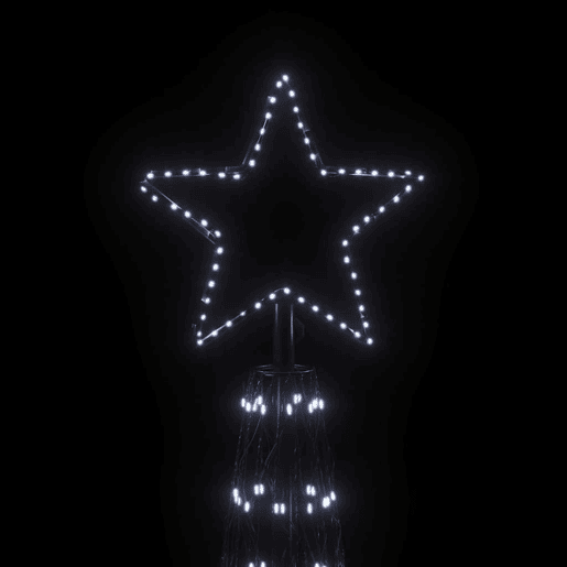 Árvore de Natal - Pinheiro de Natal em cone 3000 luzes LED 230x800 cm branco frio