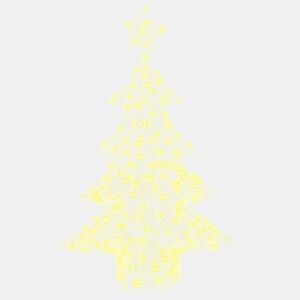 Árvore de Natal - Pinheiro de Natal com 100 LEDs Branco quente 120 cm Acrílo