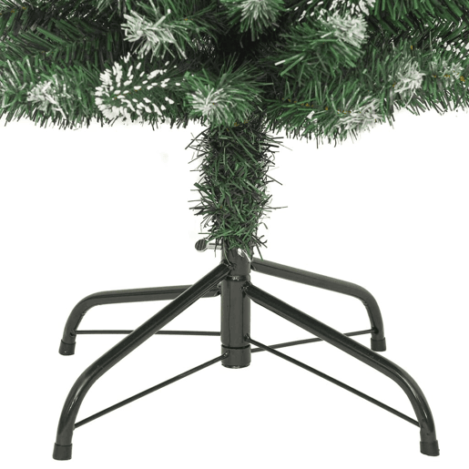 Árvore de Natal - Pinheiro de Natal artificial fina com suporte PVC 210 cm