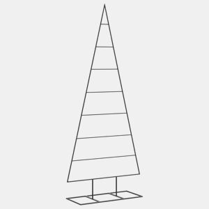 Árvore de Natal - Pinheiro de Natal para decoração 150 cm metal preto
