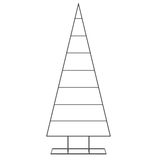 Árvore de Natal - Pinheiro de Natal para decoração 150 cm metal preto Árvore de Natal - Pinheiro de Natal para decoração 150 cm metal preto