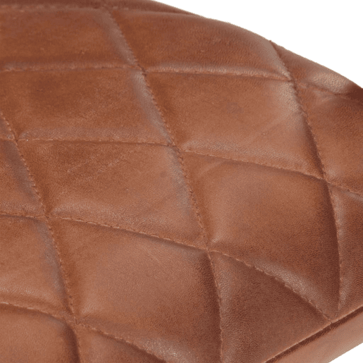 vidaXL Cadeiras de jantar cantilever 4 pcs couro genuĂno castanho vidaXL Cadeiras de jantar cantilever 4 pcs couro genuĂno castanho