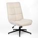 MEUBLES COSY Silla Relax Giratoria Tapizada Ergonómica MEUBLES COSY Silla Relax Giratoria Tapizada Ergonómica Blanco