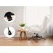 MEUBLES COSY Silla Relax Giratoria Tapizada Ergonómica MEUBLES COSY Silla Relax Giratoria Tapizada Ergonómica Blanco