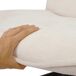 MEUBLES COSY Silla Relax Giratoria Tapizada Ergonómica MEUBLES COSY Silla Relax Giratoria Tapizada Ergonómica Blanco