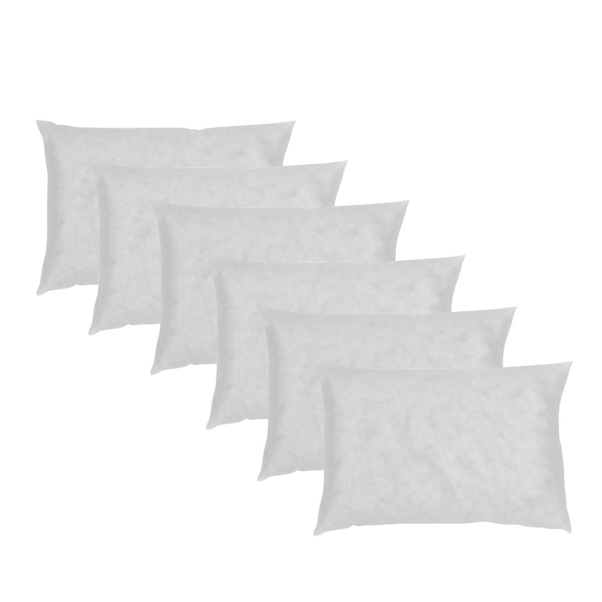 Pack 6 Rellenos de Cojín Fibra Hueca 50x30