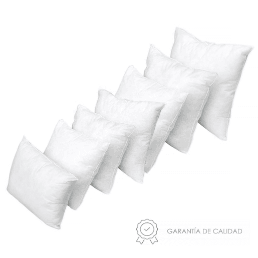 Pack 6 Enchimentos de Almofada 50x30cm Fibra Oca FusionHome Pack 6 Enchimentos de Almofada 50x30cm Fibra Oca FusionHome