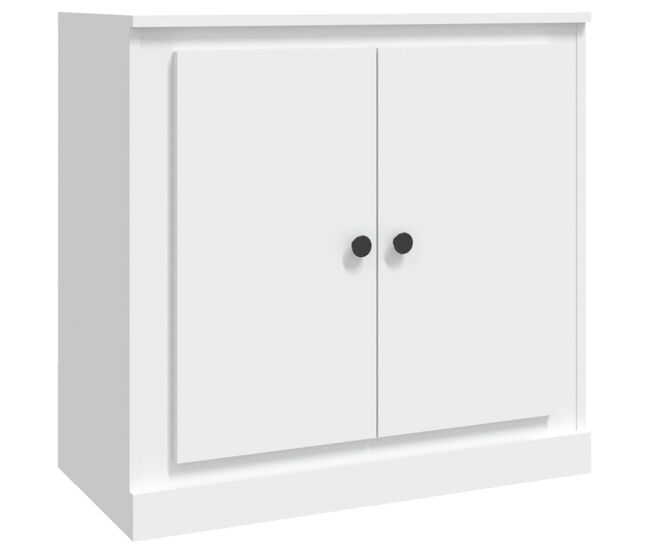 Vidaxl aparador de madera contrachapada blanco 70x35,5x67,5 cm