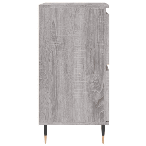 vidaXL Aparadores 2 pcs derivados de madeira cinzento sonoma