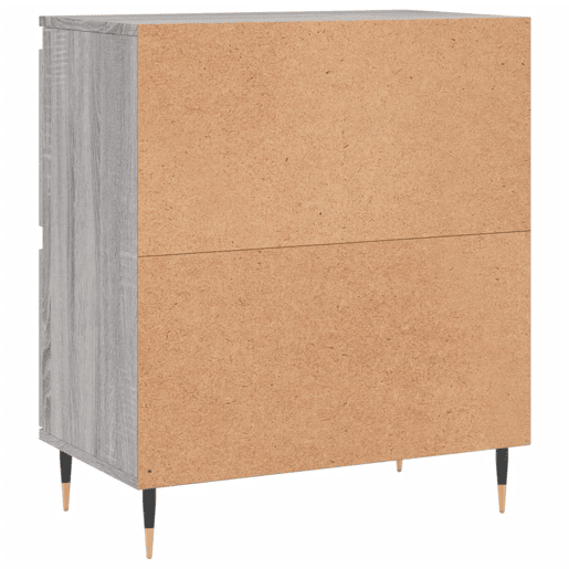 vidaXL Aparadores 2 pcs derivados de madeira cinzento sonoma