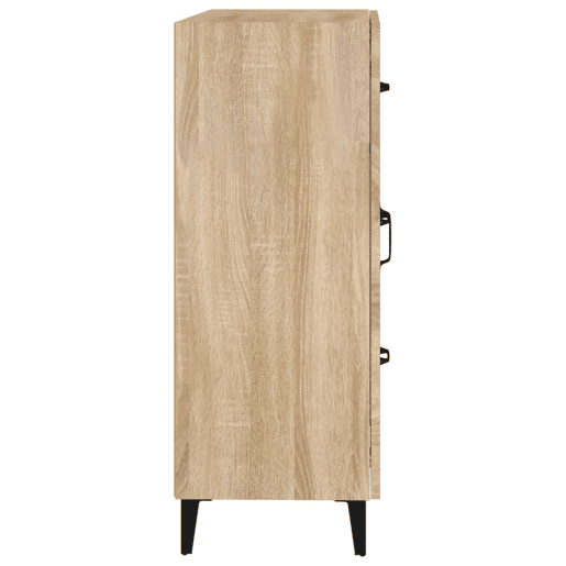 vidaXL Aparador 69,5x34x90 cm derivados de madeira carvalho sonoma