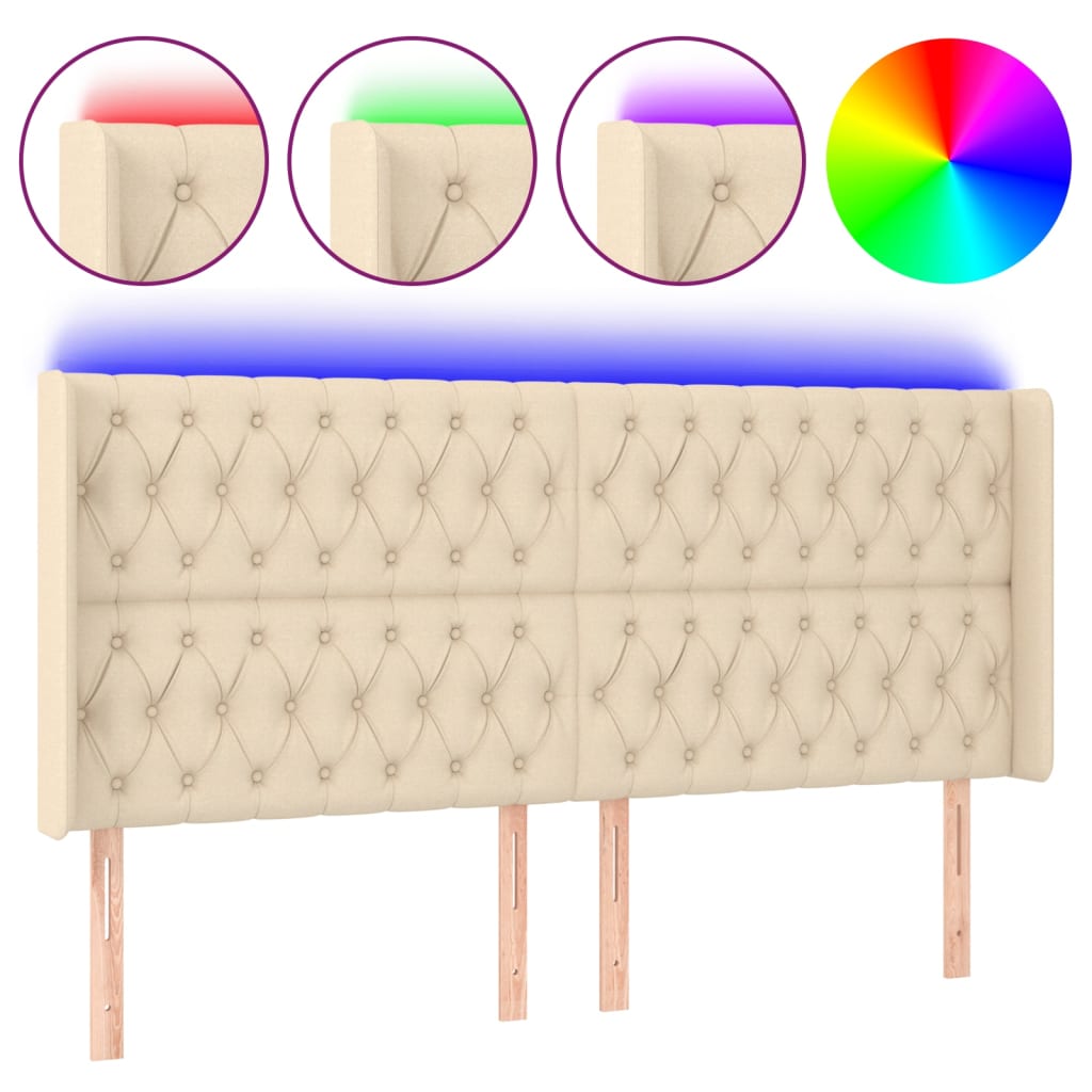 Cabecero Con Led 183 Crema