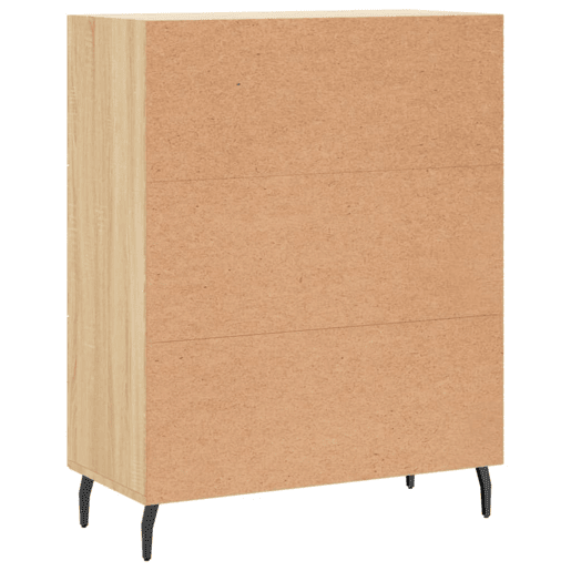 vidaXL Aparador 69,5x34x90 cm derivados de madeira carvalho sonoma