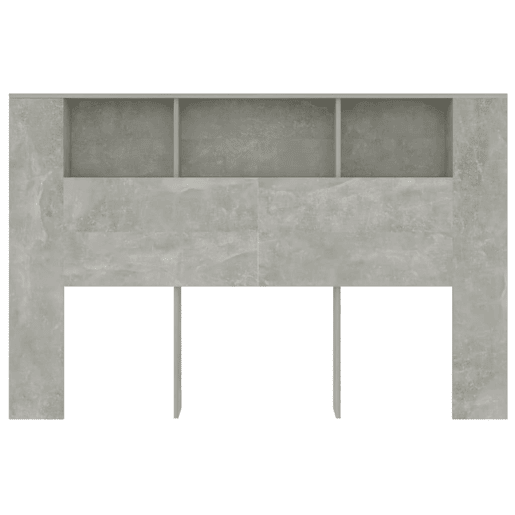 vidaXL Armário de cabeceira 160x18,5x104,5 cm cinzento de betão vidaXL Armário de cabeceira 160x18,5x104,5 cm cinzento de betão