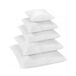 Pack 4 Rellenos de Cojín Fibra Hueca 50x30 Pack 4 Rellenos de Cojín Fibra Hueca 50x30 Blanco/ Gris