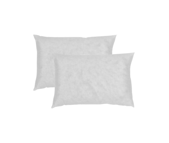 Pack 2 rellenos de cojín 50x70cm fibra hueca fusionhome
