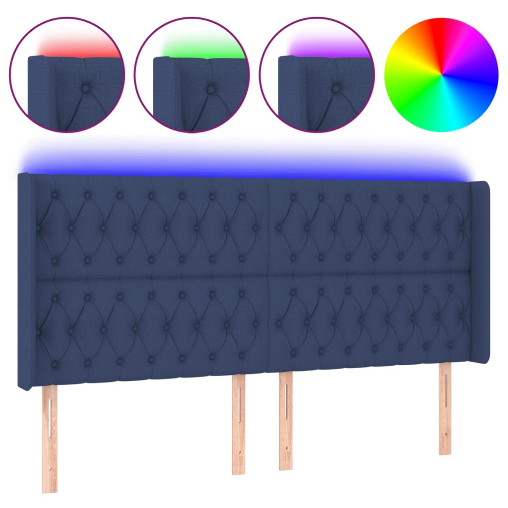 Cabecero Con Led 183 Azul