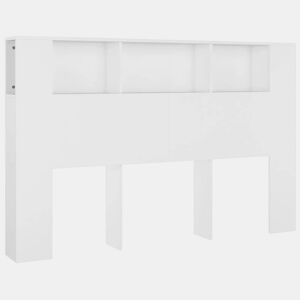 vidaXL Armário de cabeceira 160x18,5x104,5 cm branco