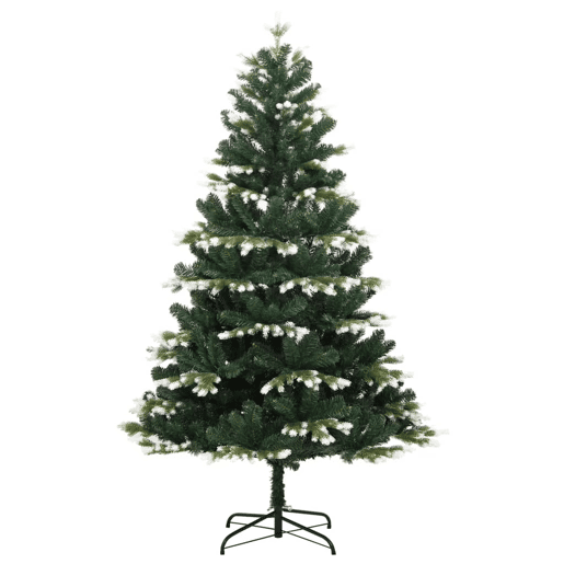 Árvore de Natal - Pinheiro de Natal artificial articulada c flocos de neve 240 cm