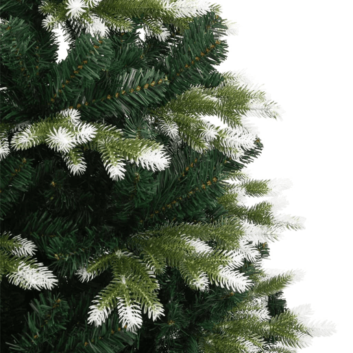 Árvore de Natal - Pinheiro de Natal artificial articulada c flocos de neve 240 cm
