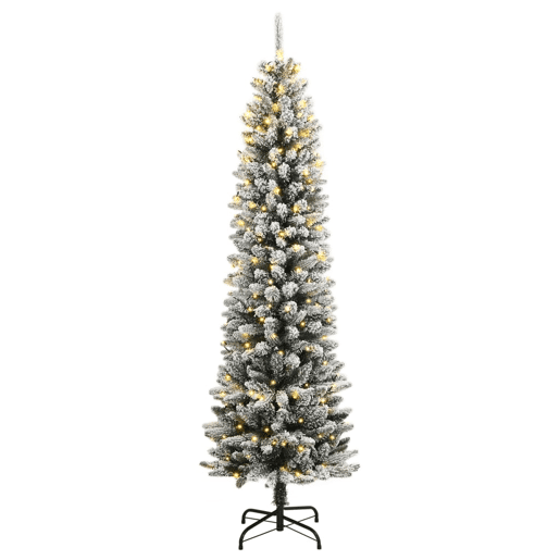Árvore Natal - Pinheiro de Natal artificial c 300 luzes LED e flocos de neve 240cm Árvore Natal - Pinheiro de Natal artificial c 300 luzes LED e flocos de neve 240cm
