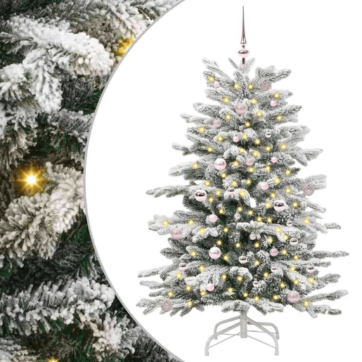 Árvore de Natal - Pinheiro de Natal Articulada Artificial Branco 150 cm PE e PVC