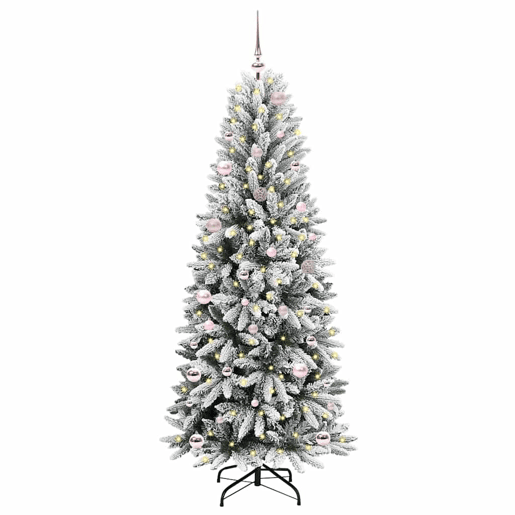 Árvore de Natal - Pinheiro de Natal Artificial com 150 LEDs Branco 63 x 63 x 150 cm