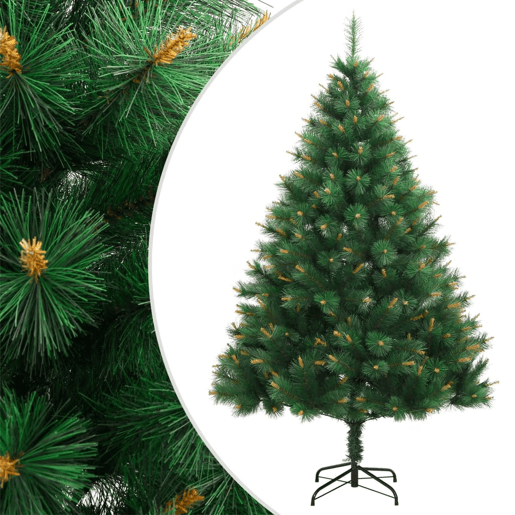Árvore de Natal - Pinheiro de Natal artificial articulada com suporte 180 cm