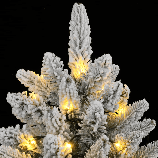 Árvore de Natal - Pinheiro de Natal artificial com 150 luzes LED e neve 150 cm Árvore de Natal - Pinheiro de Natal artificial com 150 luzes LED e neve 150 cm