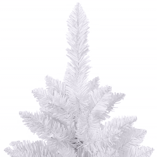 Árvore de Natal - Pinheiro de Natal artificial articulada com suporte 210 cm branco