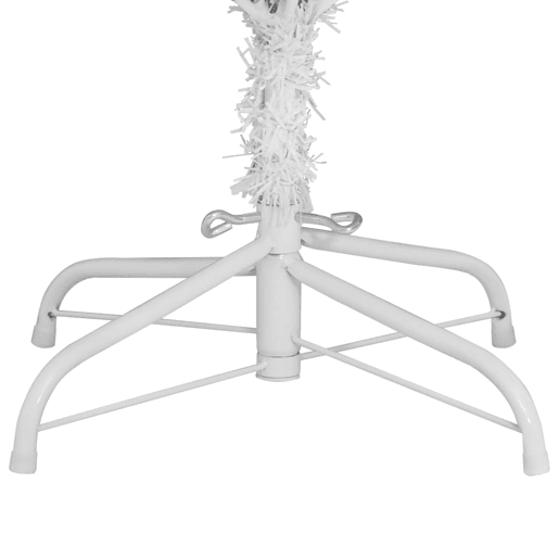Árvore de Natal - Pinheiro de Natal artificial articulada com suporte 210 cm branco