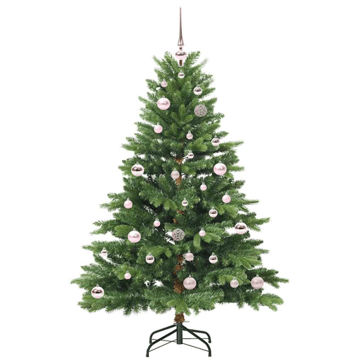 Árvore de Natal - Pinheiro de Natal Artificial com 150 LEDs Verde 150 cm PE e PVC Árvore de Natal - Pinheiro de Natal Artificial com 150 LEDs Verde 150 cm PE e PVC