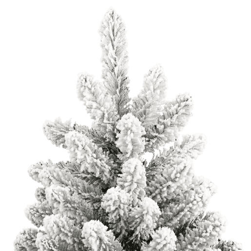 Árvore de Natal - Pinheiro de Natal artificial articulada c flocos de neve 240 cm
