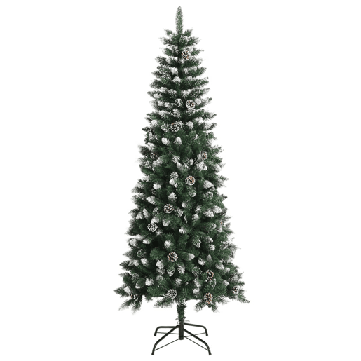 Árvore de Natal - Pinheiro de Natal artificial com suporte 210 cm PVC verde Árvore de Natal - Pinheiro de Natal artificial com suporte 210 cm PVC verde