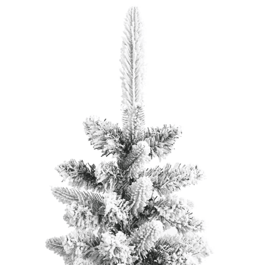 Árvore de Natal - Pinheiro de Natal artificial fina com neve PVC e PE 180 cm