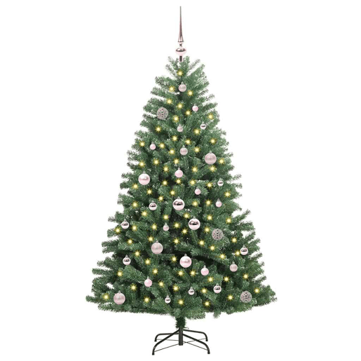 Árvore de Natal - Pinheiro de Natal Articulada Artificial Verde 150 cm PVC e Metal