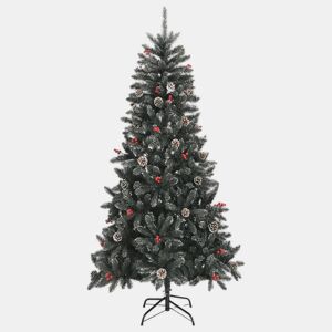 Árvore de Natal - Pinheiro de Natal artificial com suporte 210 cm PVC verde