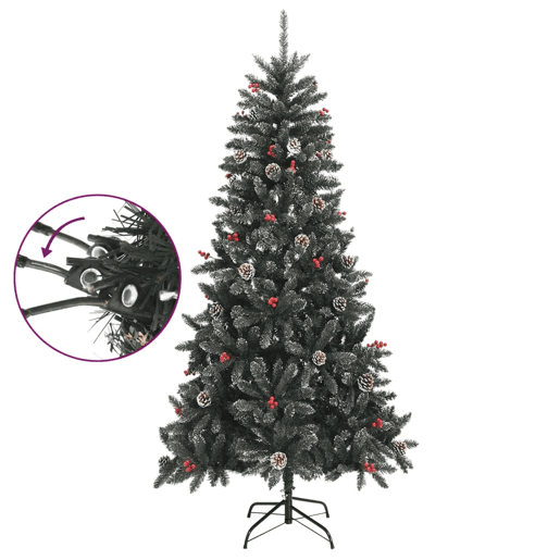 Árvore de Natal - Pinheiro de Natal artificial com suporte 210 cm PVC verde