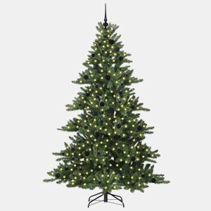 Árvore de Natal - Pinheiro de Natal Articulada Artificial com 300 LEDs 210 cm PVC