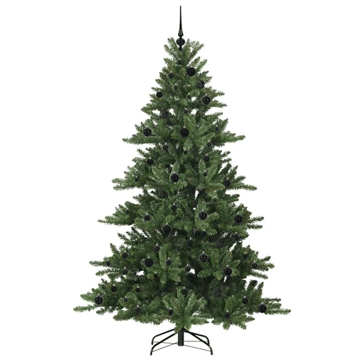 Árvore de Natal - Pinheiro de Natal Articulada Artificial com 300 LEDs 210 cm PVC